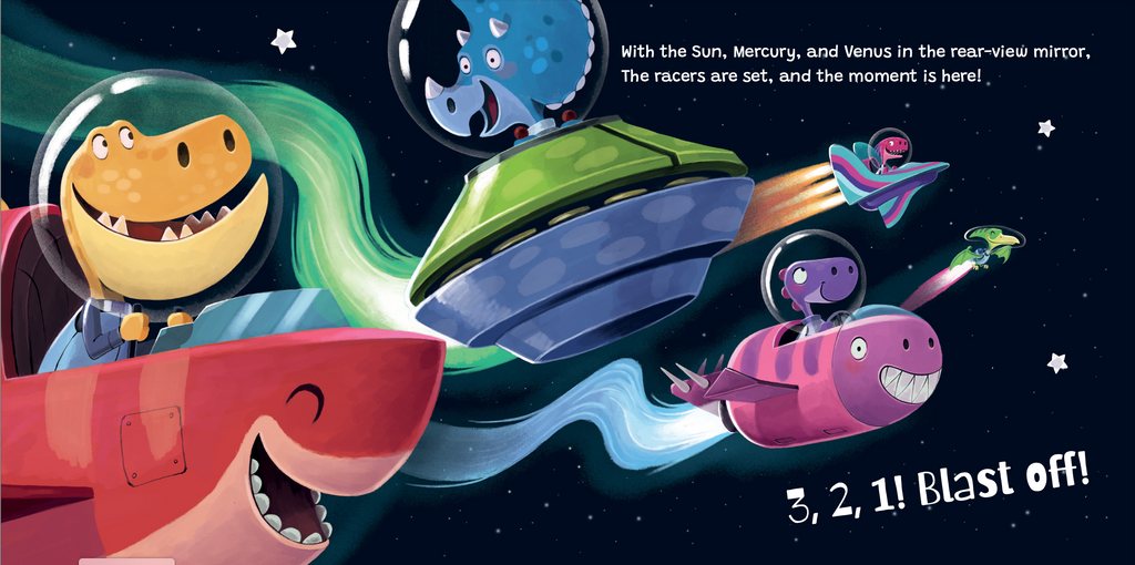 The Great Dino Space Race
