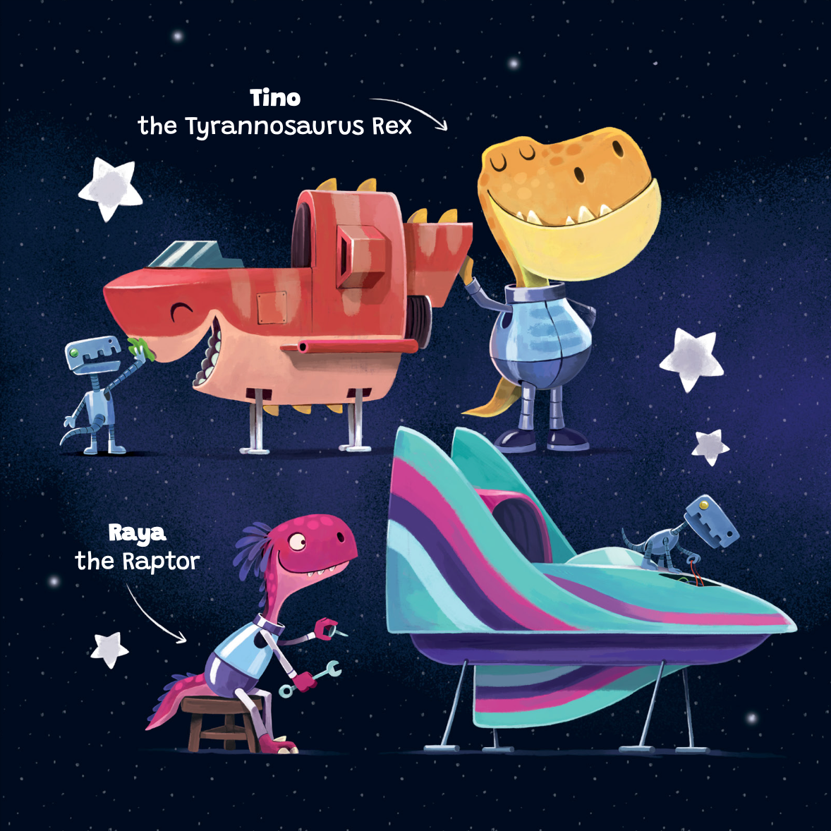 The Great Dino Space Race